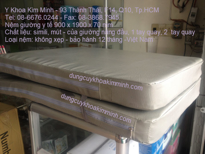 Nệm giường sử dụng bệnh viện simili mút Y Khoa Kim Minh